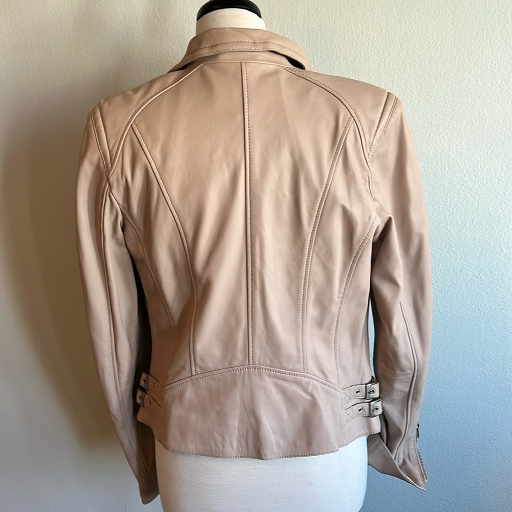 Beautiful Lined Leather Jacket - image 2